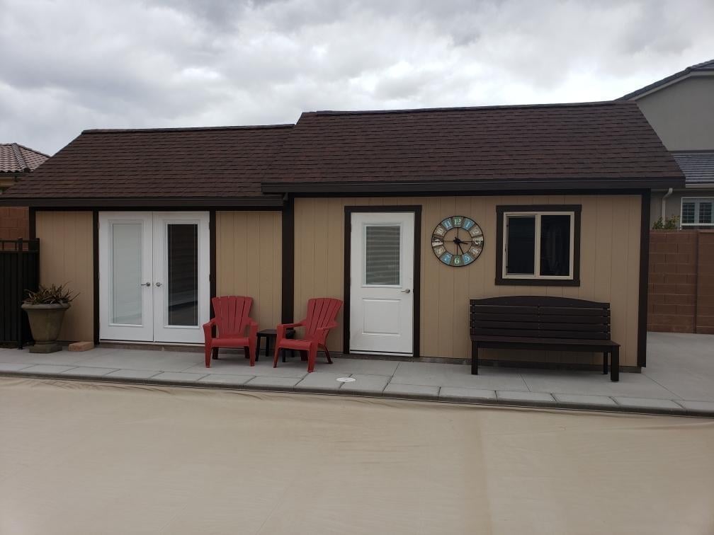 double-wide shed usage gardening