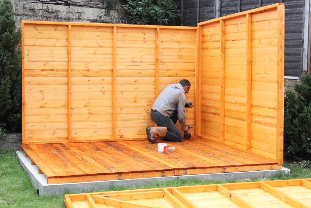 steps building block shed foundation