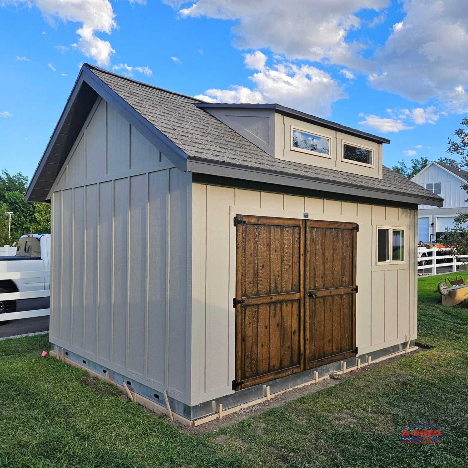 Custom Built J-Series Style Sheds